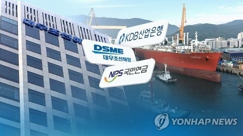 (3rd LD) KDB, NPS struggle to find middle ground on Daewoo Shipbuilding debt rescheduling - 1