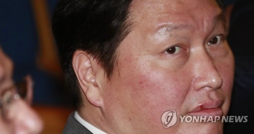 SK Group Chairman Chey Tae-won (Yonhap)