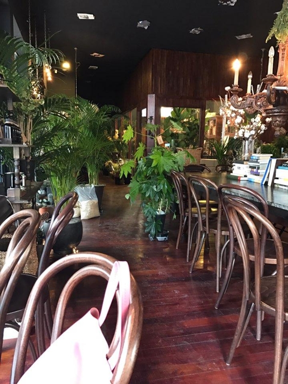 Cafe Nuance is located within a flower shop in the upscale neighborhood of Cheongdam-dong in southern Seoul. (Yonhap)