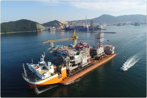 Daewoo Shipbuilding delivers US$2.7 bln offshore facility - 1