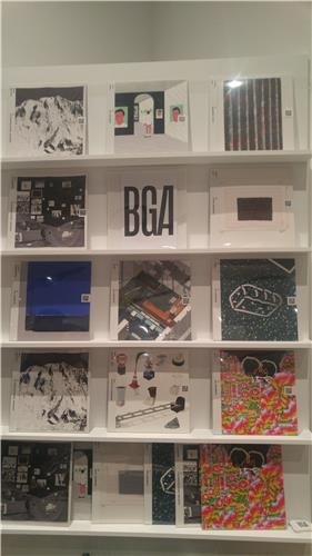 BGAWORKS' products are on display at the Seoul Art Book Fair "Unlimited Edition 9" on Dec. 2, 2017. (Yonhap)