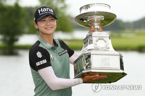 (LEAD) S. Korean Park Sung-hyun captures 2nd career LPGA major