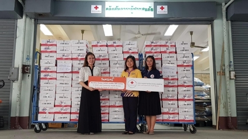 Samyang Foods donates 800 boxes of noodles to Laos - 1
