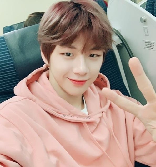 This image of Kang Daniel was captured from his Instagram account. (Yonhap)