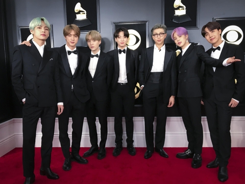 bts on the grammys red carpet dream come true&apos