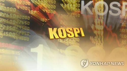  S. Korean shares end flat ahead of Moon-Trump summit