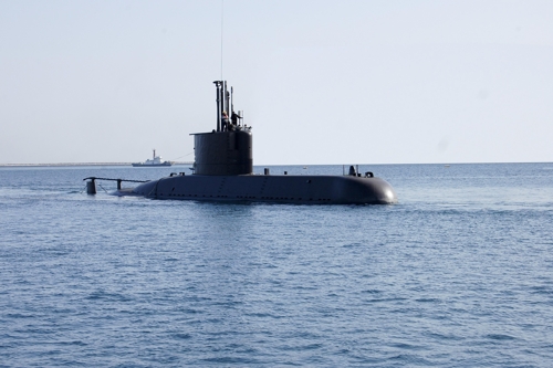 This photo provided by the Defense Acquisition Program Administration shows a South Korean Type 209 submarine, Na Dae Yong. (PHOTO NOT FOR SALE) (Yonhap)