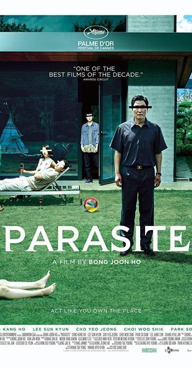 A poster of "Parasite" provided by CJ ENM (PHOTO NOT FOR SALE) (Yonhap)