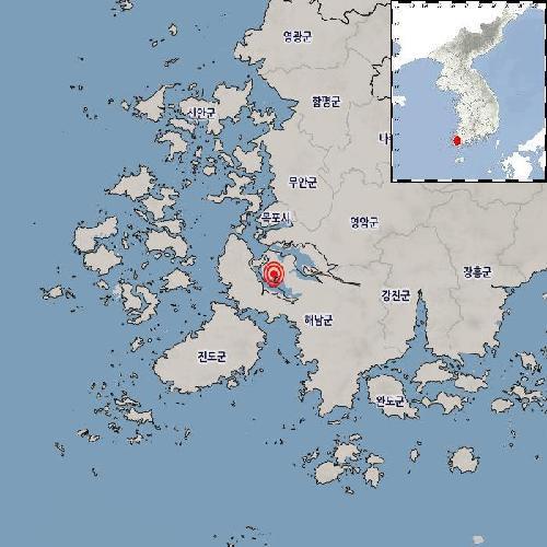 Minor earthquake hits S. Korea's southwestern region - 1