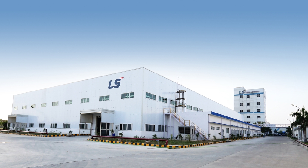 This photo, provided by LS Cable & System Ltd., shows the second plant of its subsidiary LS Cable & System India. (PHOTO NOT FOR SALE) (Yonhap)