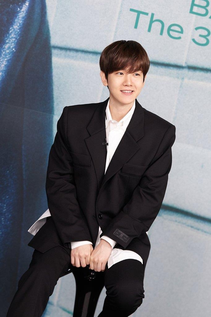 This photo, provided by SM Entertainment, shows EXO member Baekhyun. (PHOTO NOT FOR SALE) (Yonhap)