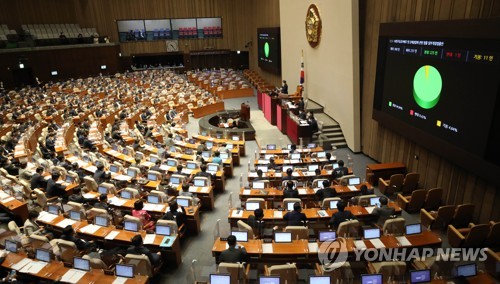(LEAD) Parliament adopts resolution against Japan's Fukushima water release plan