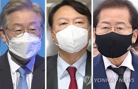Lee behind both Yoon, Hong in presidential race: poll