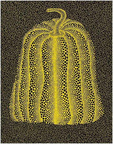 Yayoi Kusama - Pumpkin (Yellow and Black) for Sale