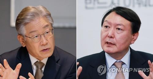Lee, Yoon tie at 36 percent support in presidential race: survey