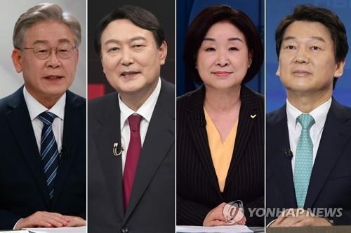 (2nd LD) With election month away, Yoon, Lee neck and neck: surveys