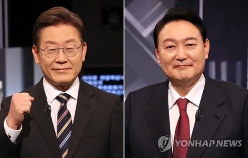(8th LD) Yoon maintains razor-thin lead over Lee