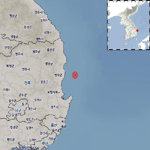 2.4 magnitude earthquake hits off S. Korea's east coast