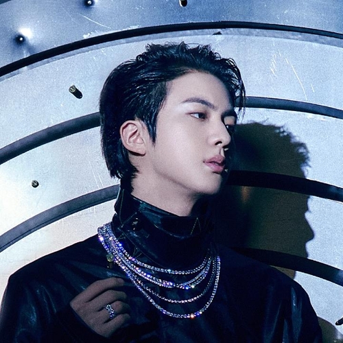 This photo captured from BTS' official homepage shows Jin, the group's oldest member. (PHOTO NOT FOR SALE) (Yonhap)