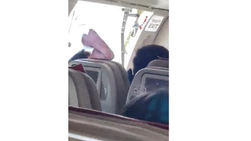 Asiana Airlines plane's door opens right before landing at Daegu Airport - 1