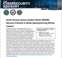 U.S. releases new cybersecurity advisory against N.K.-linked cyber incursion group