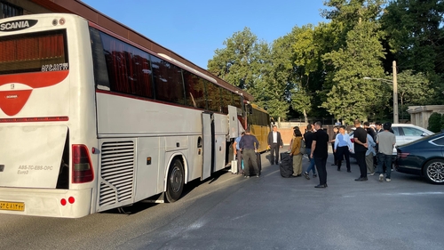  56 S. Koreans, families evacuate Iran, Israel by land amid escalating conflict