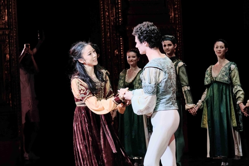 Park Sae-eun dans le ballet «Roméo et Juliette», le jeudi 10 juin 2021 à Bastille. (Photo fournie par Park Sae-eun. Revente et archivage interdits) 