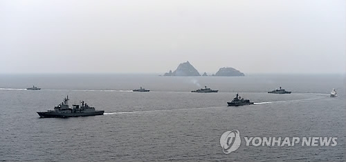 韓国軍が独島防衛訓練実施　５年ぶりに海兵隊上陸