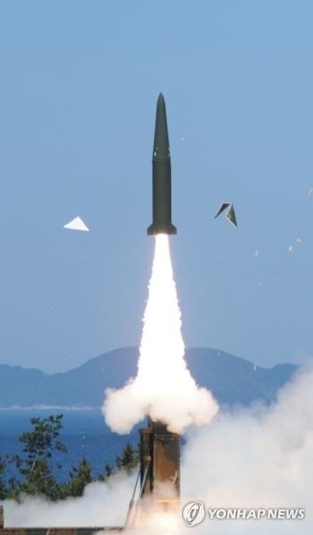 軍は３種類の玄武系ミサイルを運用している。２０１５年６月の玄武２Ｂ（射程５００キロ以上）発射実験の様子（資料写真）＝（聯合ニュース）