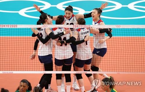 韓国 バレー女子決勝進出ならず ４日連続メダルなし 東京五輪第１５日 聯合ニュース