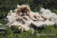 北朝鮮の核実験場　坑道復旧活動は確認されず＝韓国軍