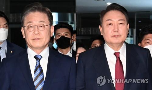 韓国大統領選の選挙運動開始　李氏・尹氏ら各候補が第一声