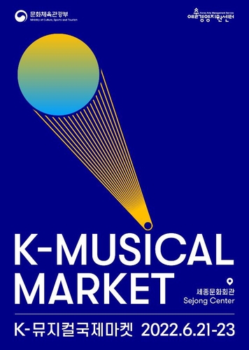 「Ｋミュージカル国際マーケット」の案内（文化体育観光部提供）＝（聯合ニュース）≪転載・転用禁止≫