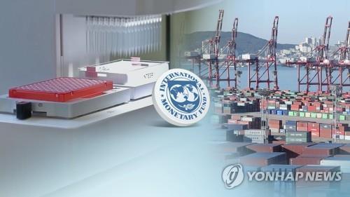 ＩＭＦは韓国の２３年成長率見通しを下方修正した＝（聯合ニュースＴＶ）