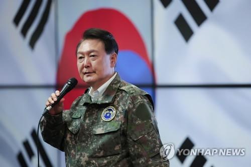 尹大統領が地上作戦司令部を訪問 現職で初＝韓米将兵を激励 聯合ニュース