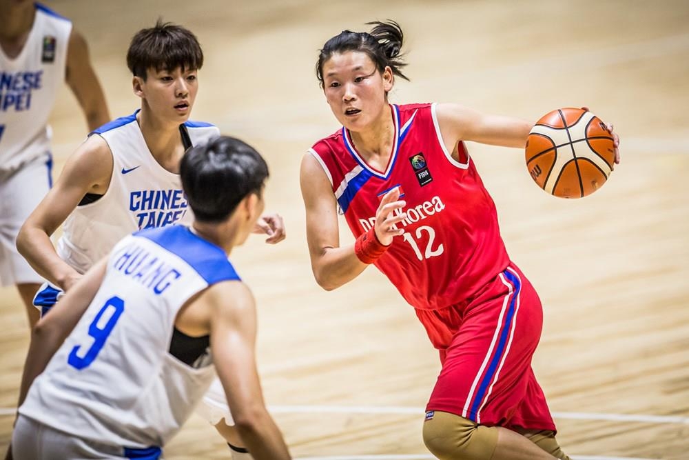 북한 로숙영(12번). [FIBA 인터넷 홈페이지 사진]