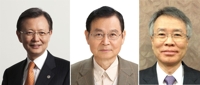 학술원 회원으로 선출된 최진호(왼쪽부터), 안진흥, 황규영 교수. [대한민국학술원 제공]
