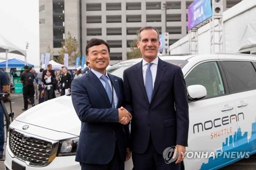 현대차그룹, LA시와 미래 모빌리티사업 협력 결정