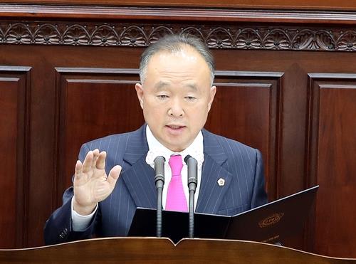'선거법 위반' 박재완 충북도의원 사직 가결…불명예 퇴진