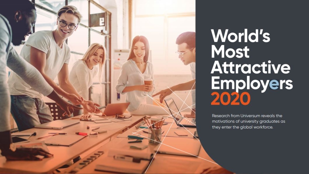 유니버섬 '2020 세계에서 가장 매력적인 고용주'