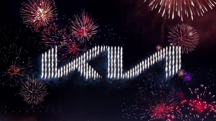 기아 자동차, 303 Drone Fireworks Show에서 새로운 로고 공개 … “미래 변화를 향한 첫 걸음”