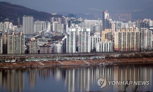 서울 시내 한강변 아파트 단지