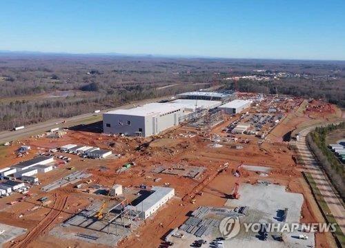 SK이노베이션이 미국 조지아주에 건설 중인 전기차 배터리 공장
