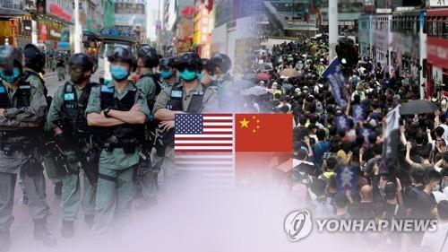 미중 '홍콩보안법' 충돌 (CG)