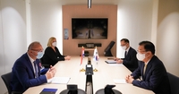 정의용, 이탈리아·크로아티아 외교장관과 파리서 연쇄회담