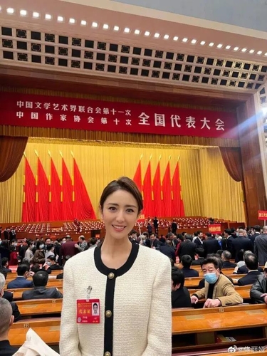 중국문학예술계연합회 11차 전국대표대회 참석한 퉁리야