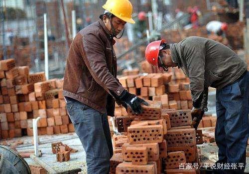 중국 건설현장의 농민공