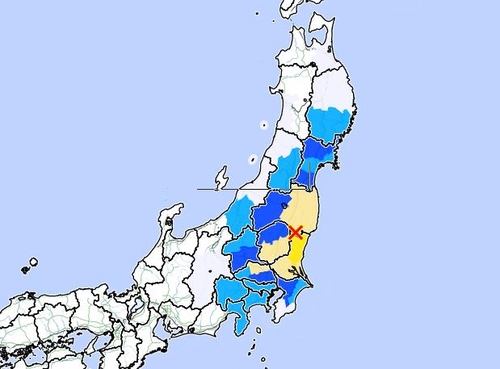 일본 후쿠시마현에 규모 5.3 지진…"쓰나미 우려 없어"(종합)