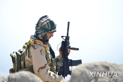 작년 9월 아프간 판지시르 지역에서 포착된 저항군.