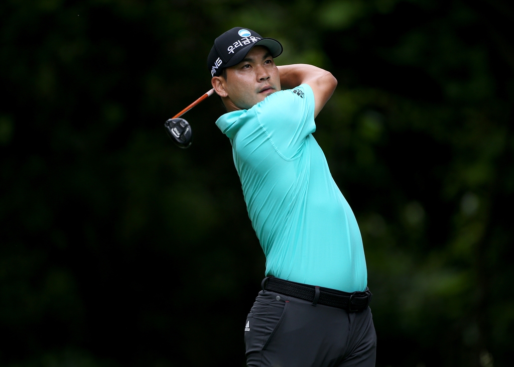 이준석의 최종 라운드 경기 모습